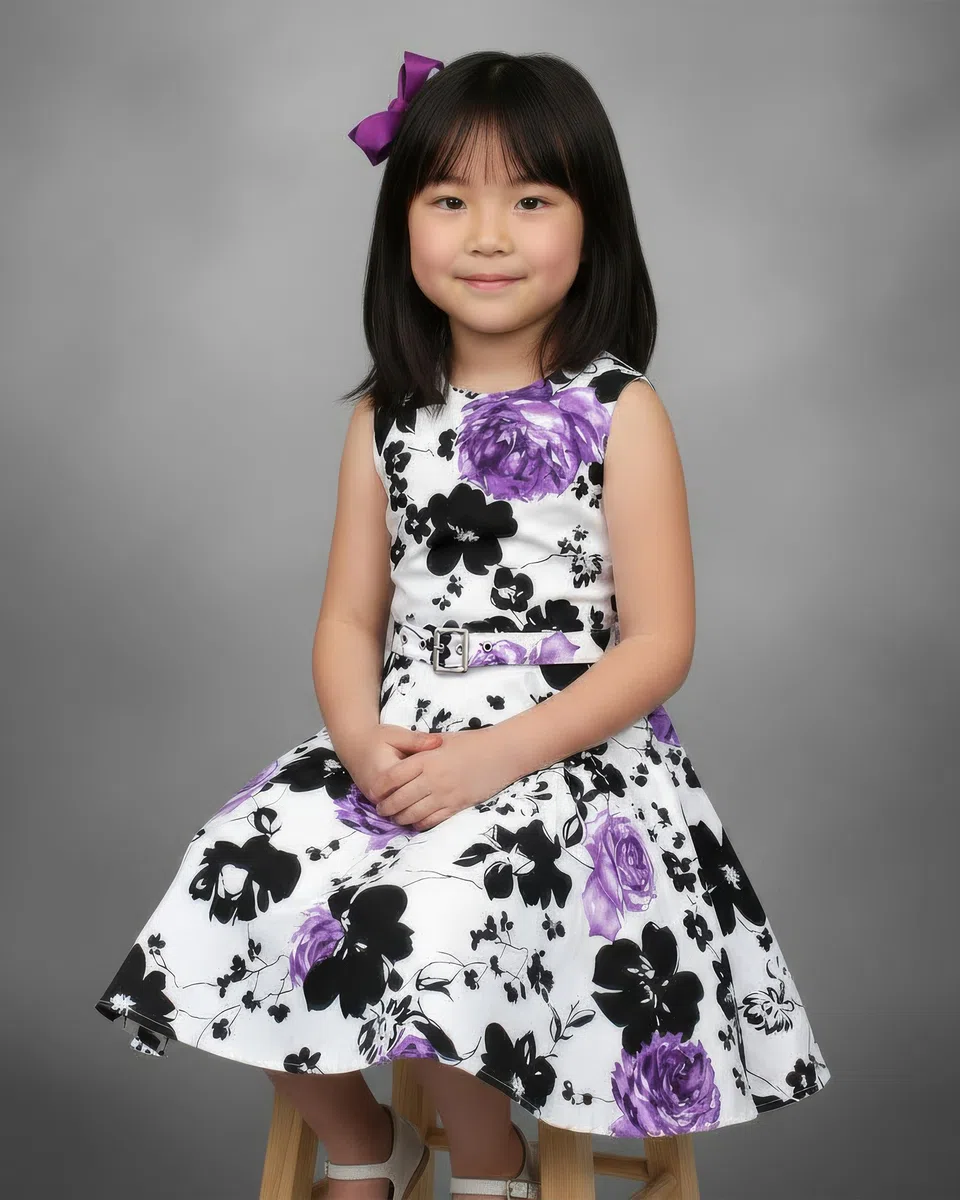 BlackButterfly Bambini Abito Vintage Anni '50 "Audrey Divinity