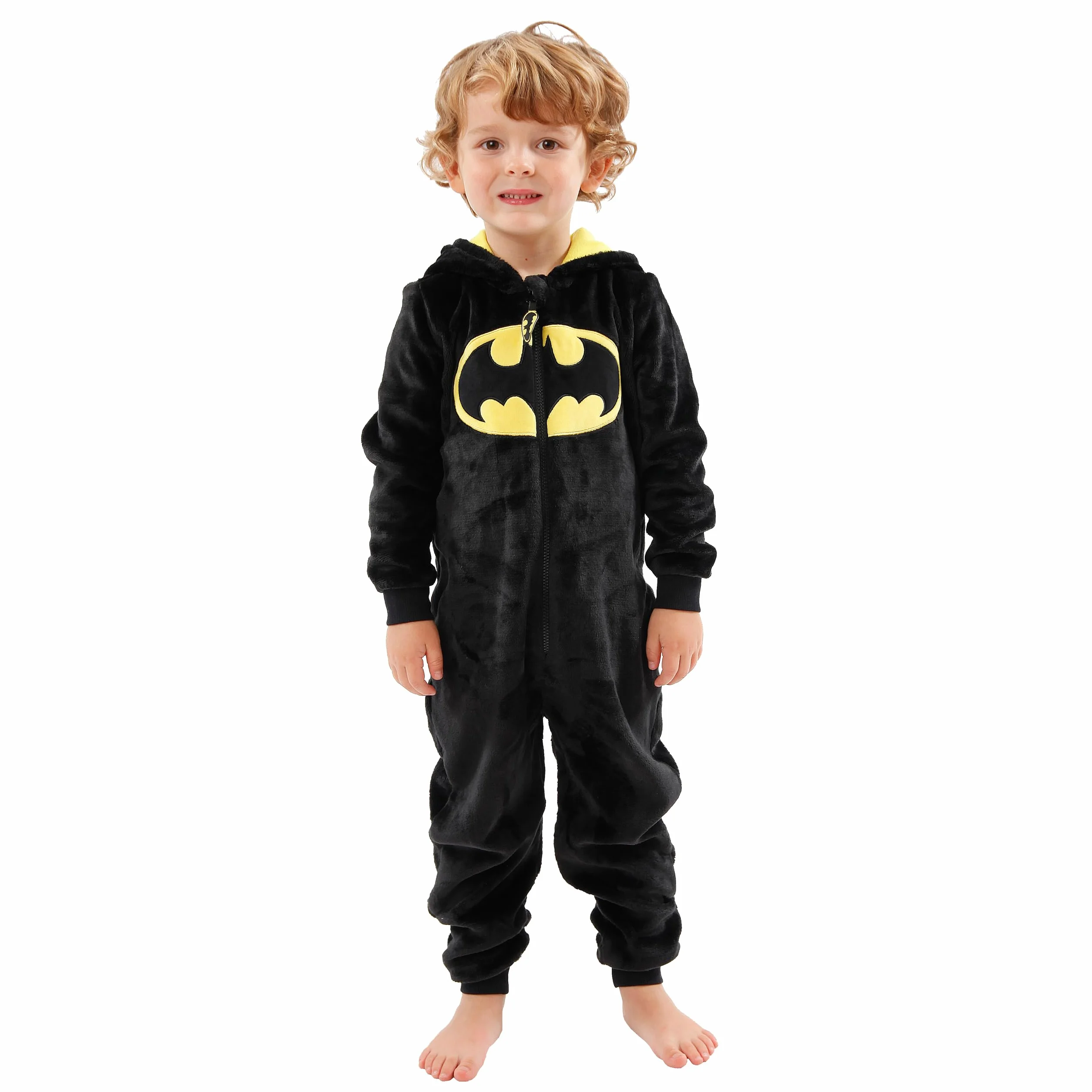 DC Comics Pigiami Interi a Maniche Lunghe per Ragazzi Batman