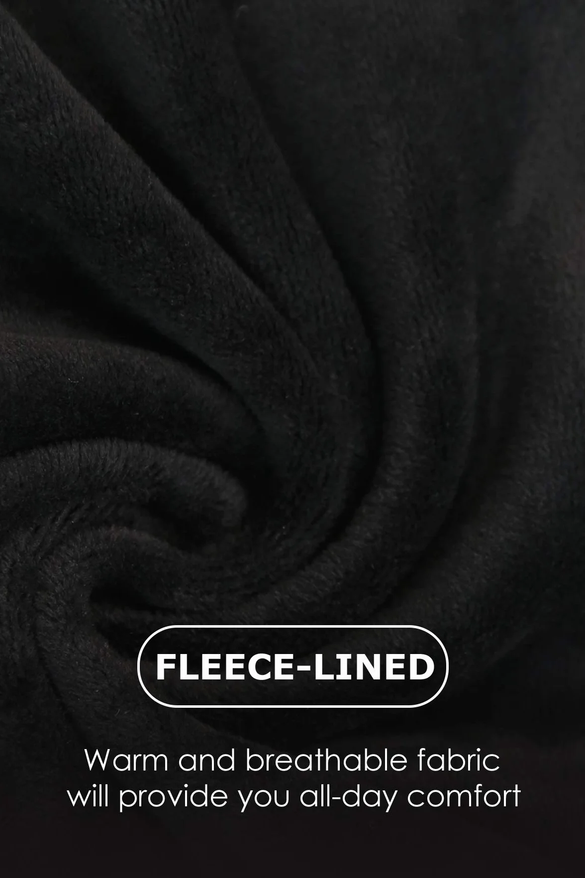 Smallshow Abbigliamento da Allattamento Invernale a Manica Lunga da Donna M Black