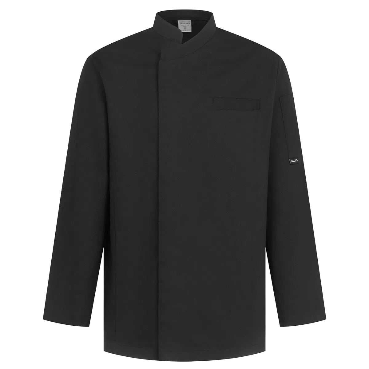PALLTEX KOTO LS 100% Cotone Giacca Cuoco Uomo con i Bottoni Automatici Giacca da Cuoco Ristorante Divisa da Cuoco a Maniche Lunghe
