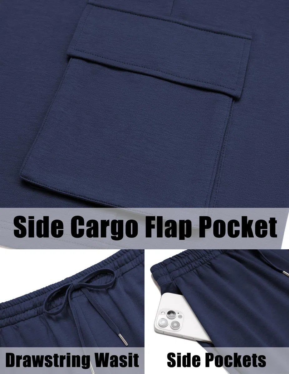 Tuta Uomo Estiva Jogging Casual Completino 2 Pezzi Casual Traspirante Abito T-Shirt Allentato Spiaggia