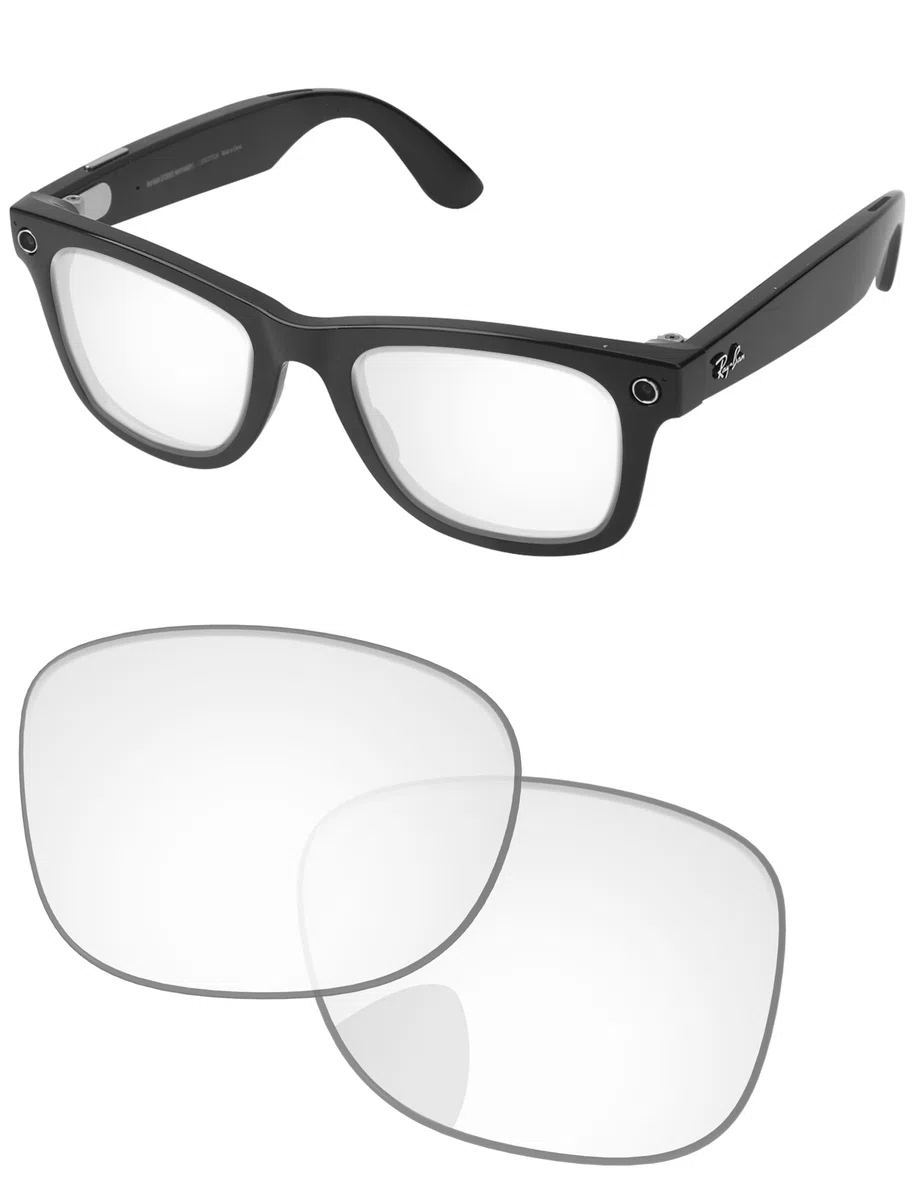 Lenti di ricambio compatibili con occhiali da sole Ray-Ban RW4004 da 53 mm