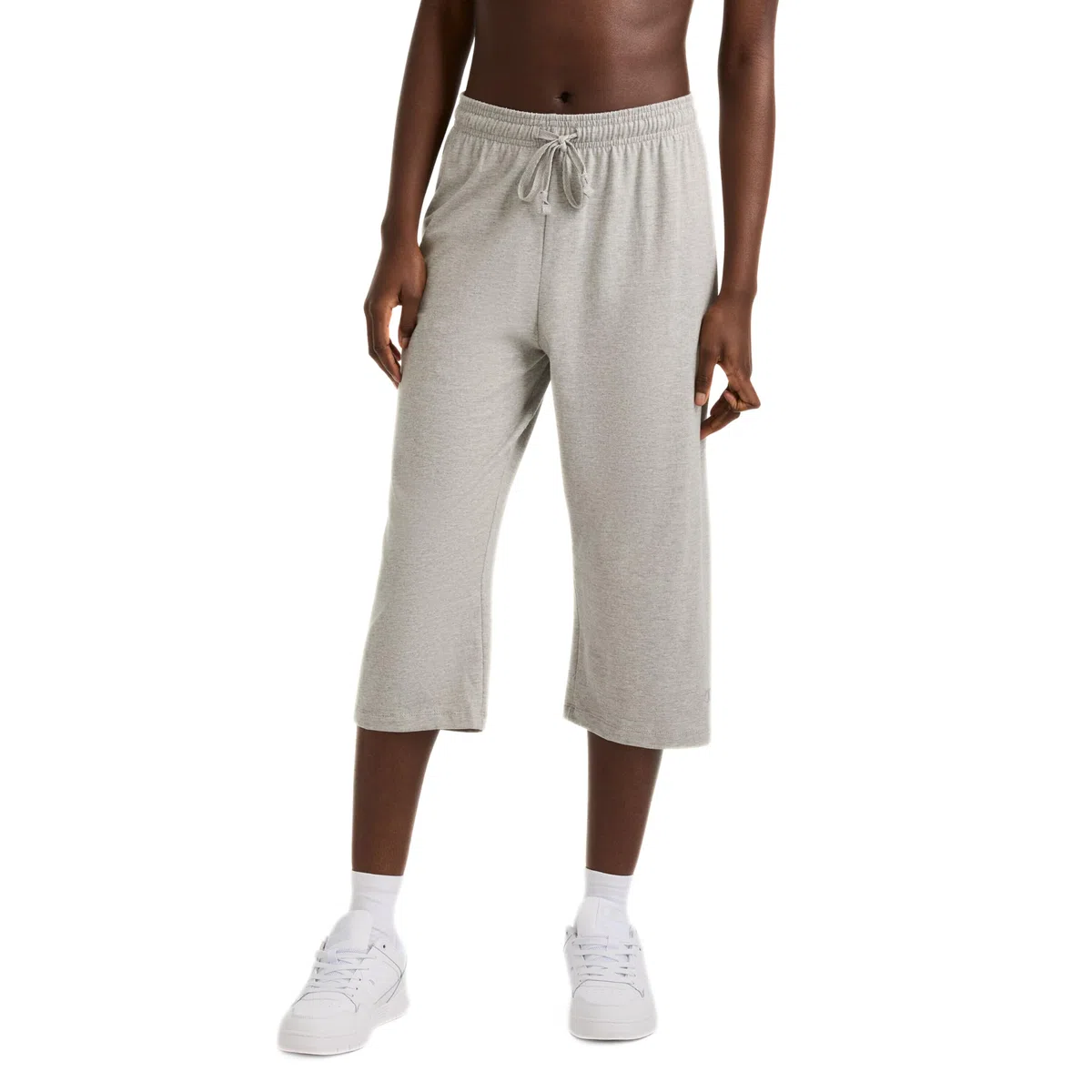 Champion - Maglia Capri, Everyday Cotton Capris, Pantaloni Corti con Coulisse, Pantaloni Capri da Donna, 45,7 cm Donna