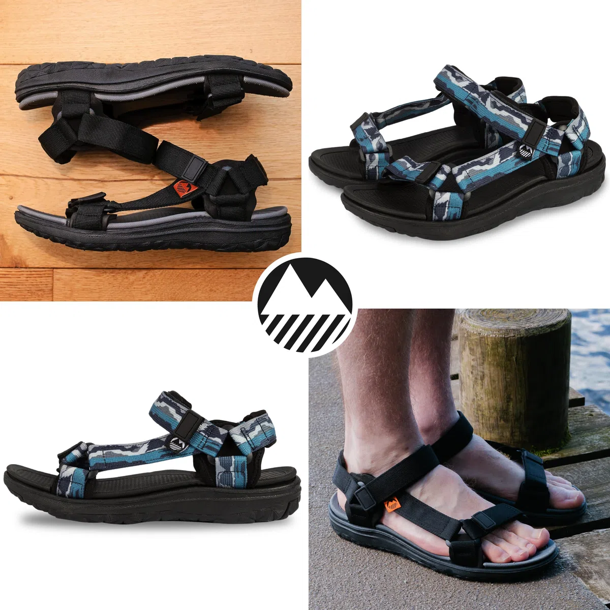 Lakeland Active Stonethwaite - Sandali da trekking da uomo regolabili