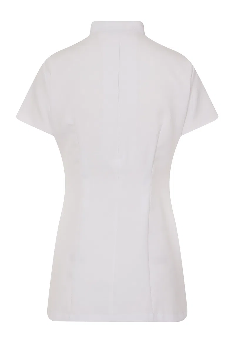 Proluxe Essentials, tunica incrociata sul davanti, per dipendenti di centri benessere, parrucchieri, centri per massaggi, estetisti White 46