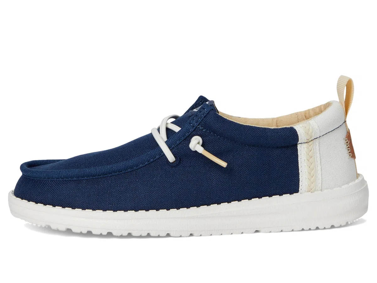 HEYDUDE Wally Summer Linen (Little Kid/Big Kid) MocassinoBambini e Ragazzi