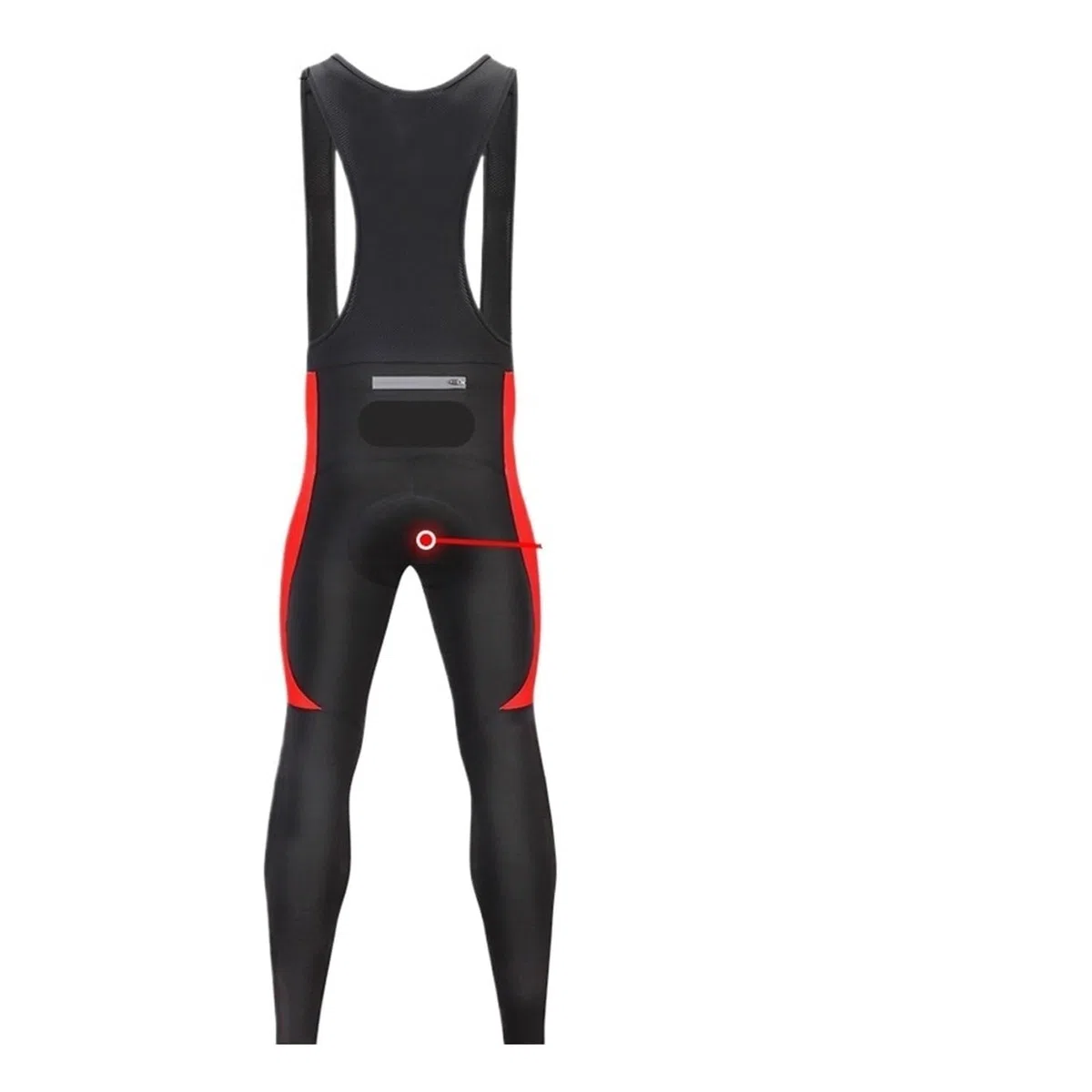 Pantaloni Con Bretelle Da Ciclismo In Pile Termico Invernale Calzamaglia Cerniera For Bike Lunghi Bici Per Uomo