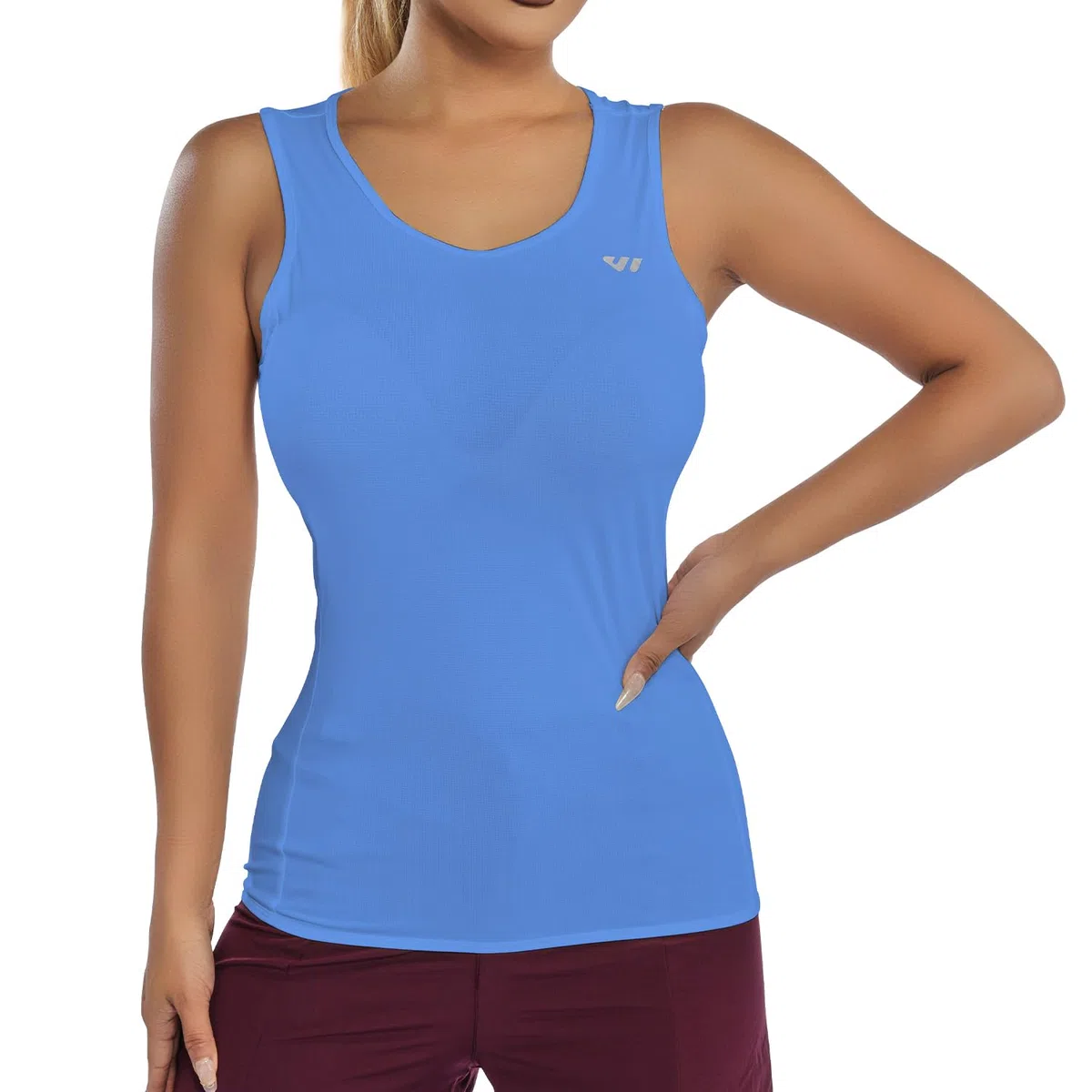 Lo.Gas, maglia da ciclismo da donna, senza maniche, traspirante, per ciclismo, mountain bike, sport, da donna, 4 tasche