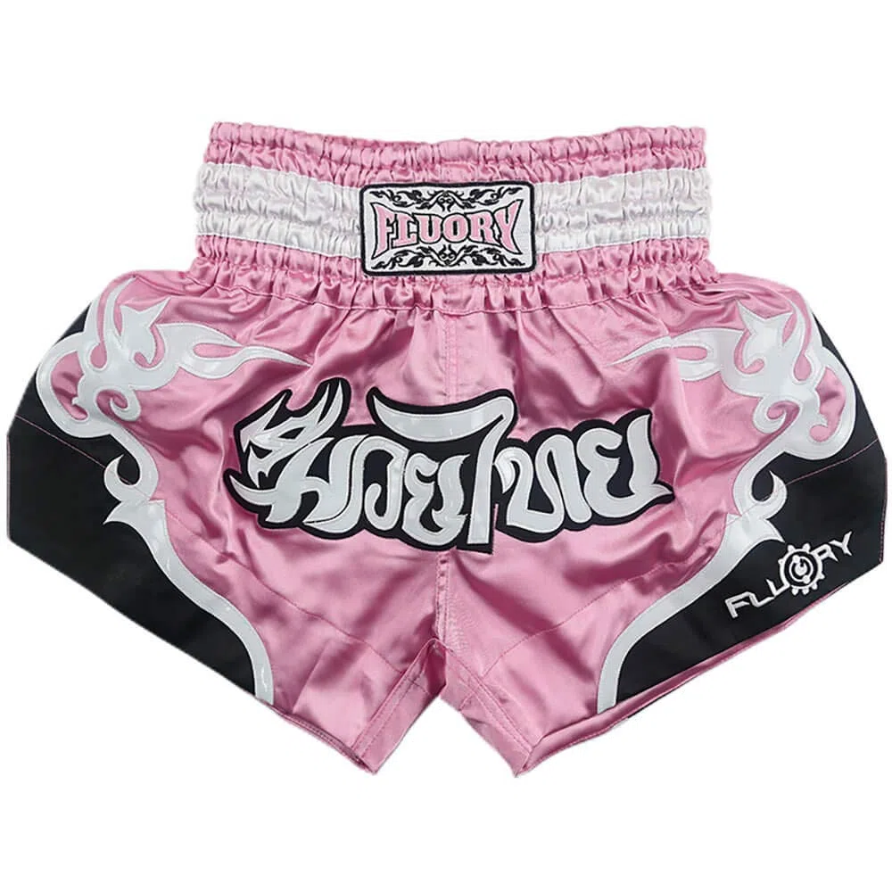 FLUORY Pantaloncini da Combattimento Muay Thai, MMA Abbigliamento Gabbia di Allenamento Fighting Grappling Arti Marziali Kickboxing Pantaloncini Abbigliamento