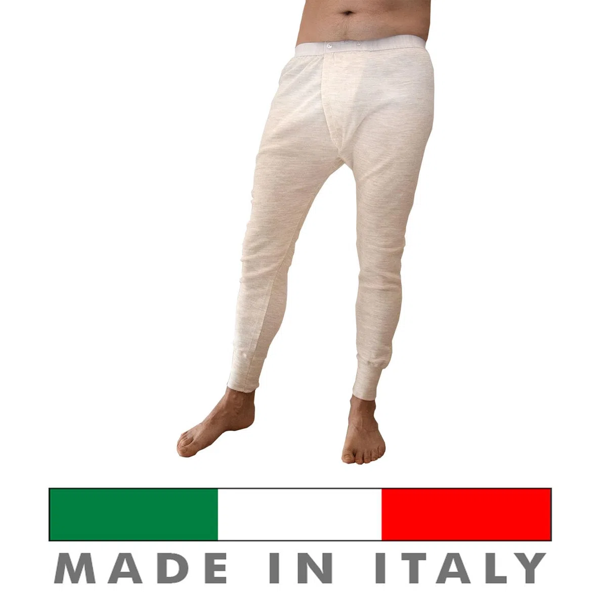 Mutanda Lunga in Lana Uomo Intimo Invernale Lunghi Funzionali Sottopantaloni Termici