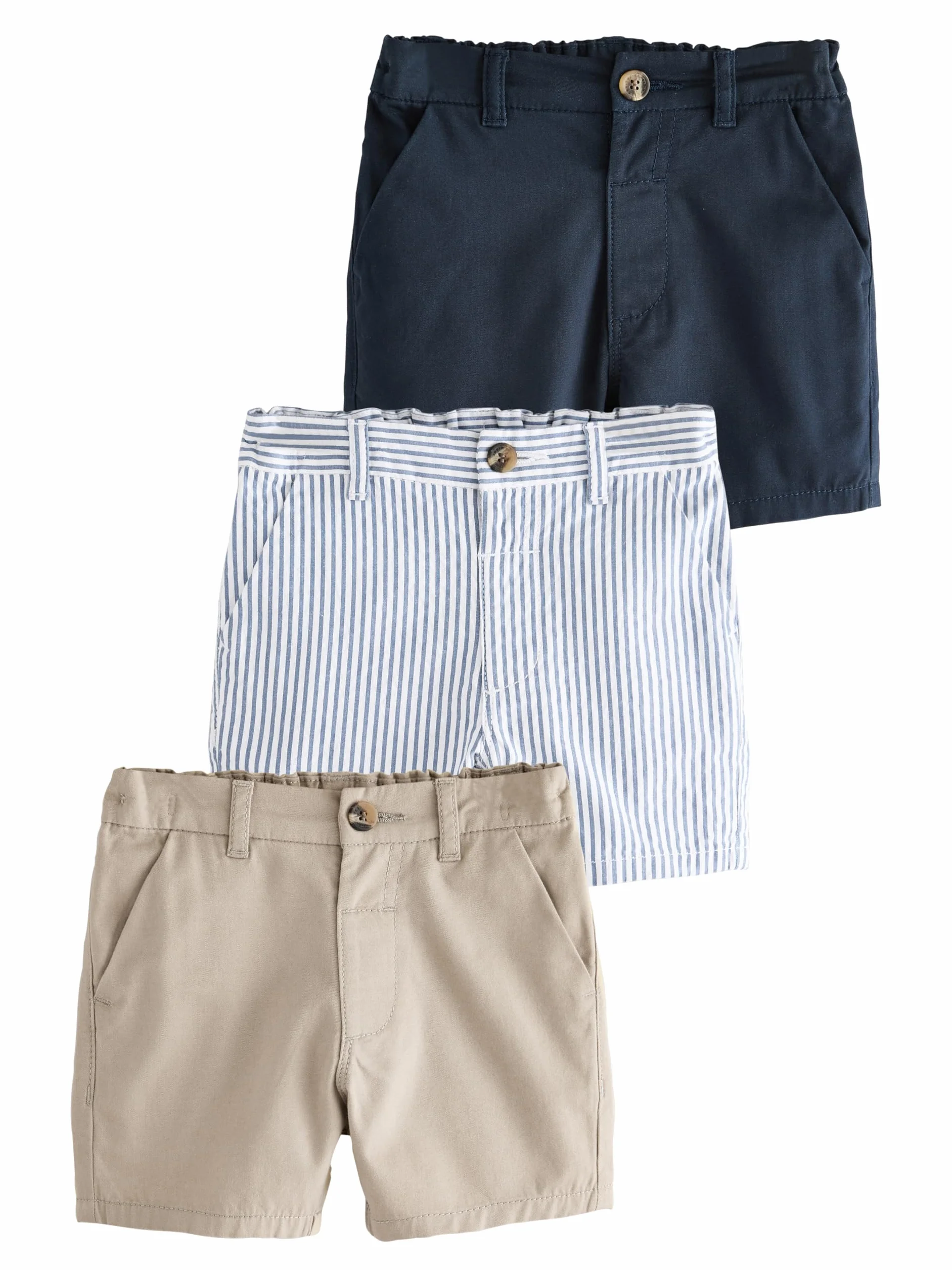 NEXT Ragazzo Confezione da 3 Shorts Chino