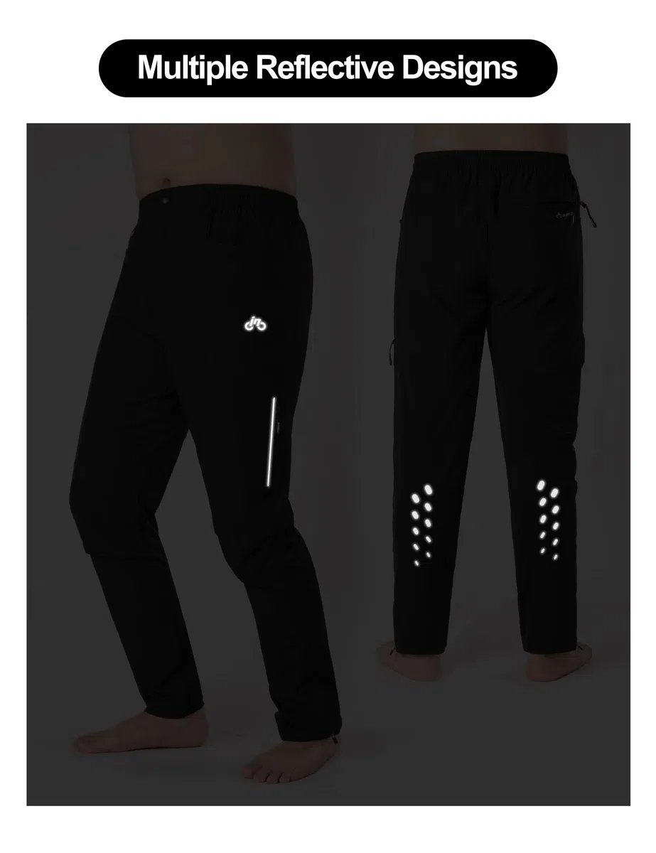 INBIKE Pantaloni Ciclismo Uomo Estivi Pantaloni da Trekking Pantaloni MTB Lunghi Leggeri Asciugatura Rapida Estivi Sportivo Vita Quotidiana Outdoor