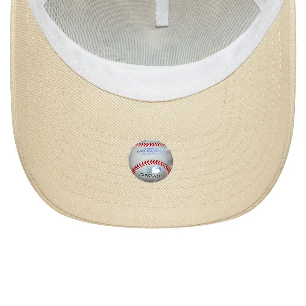 New Era LA Dodgers - Cappellino da donna, motivo floreale, colore: panna