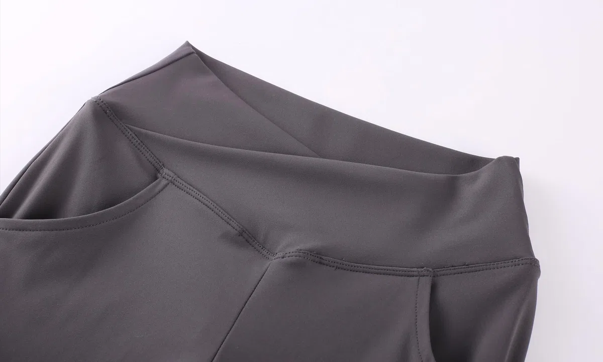 Pantaloni da yoga da bambina a vita alta Bootcut Pantaloni da danza in tinta unita per 5-12 anni, nero, 9-10 Anni