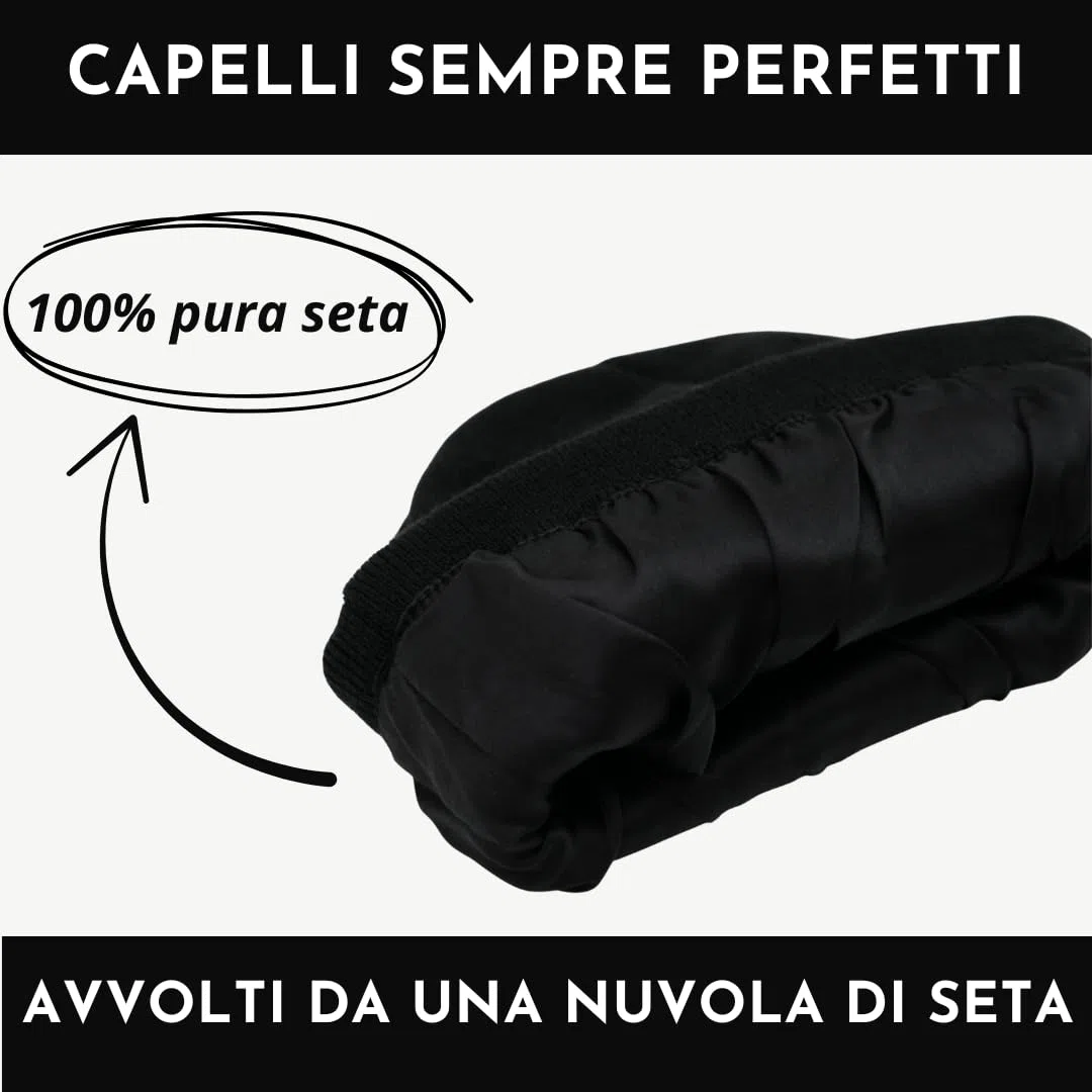 Offtopic® Cappello Invernale Donna Uomo Interno 100% Seta per Capelli Sempre in Ordine | Berretto Cuffia Salva Piega e Anticrespo | Elegante Idea Regalo Unica