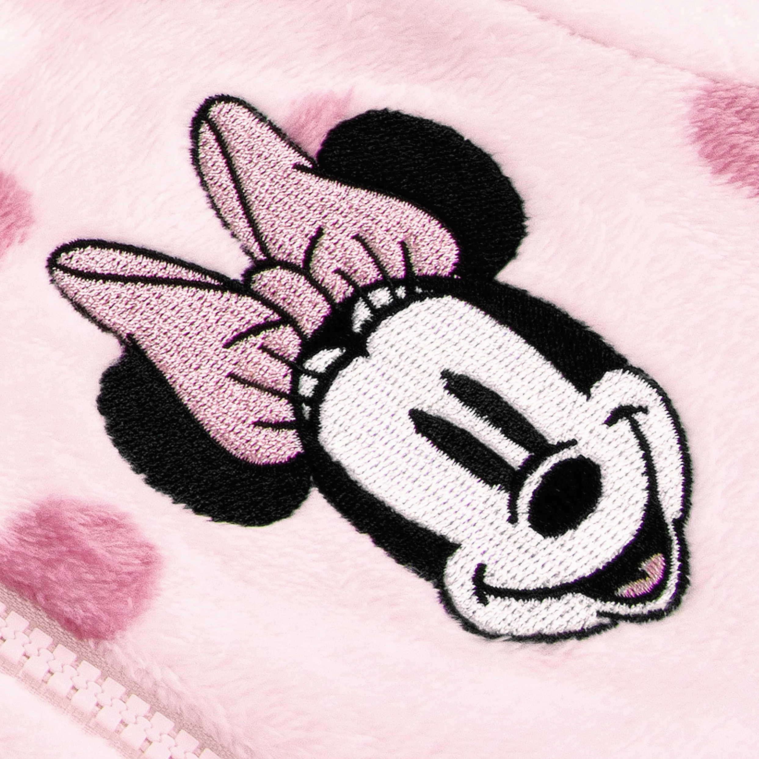 Disney Pigiama Intero Minnie Mouse, Pigiama Bambina Pile, Pigiama Inter Topolina con Orecchie 3D