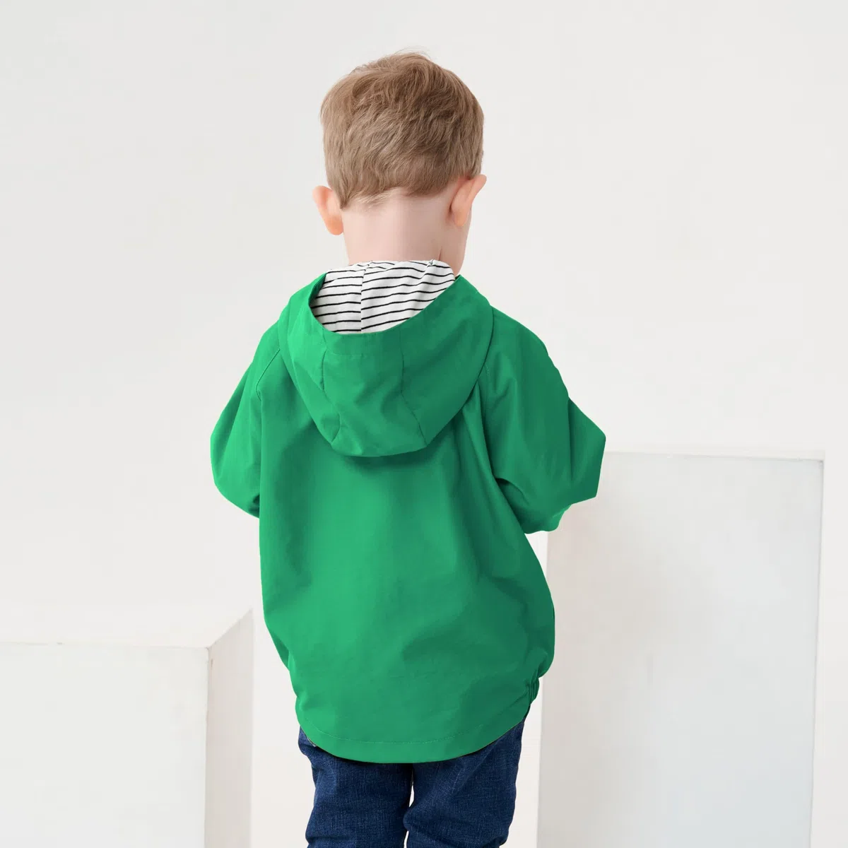 Volunboy Bambini Cappotto Giacca a Vento Con Cappuccio, Unisex Autunno Antivento Stampa Giacche