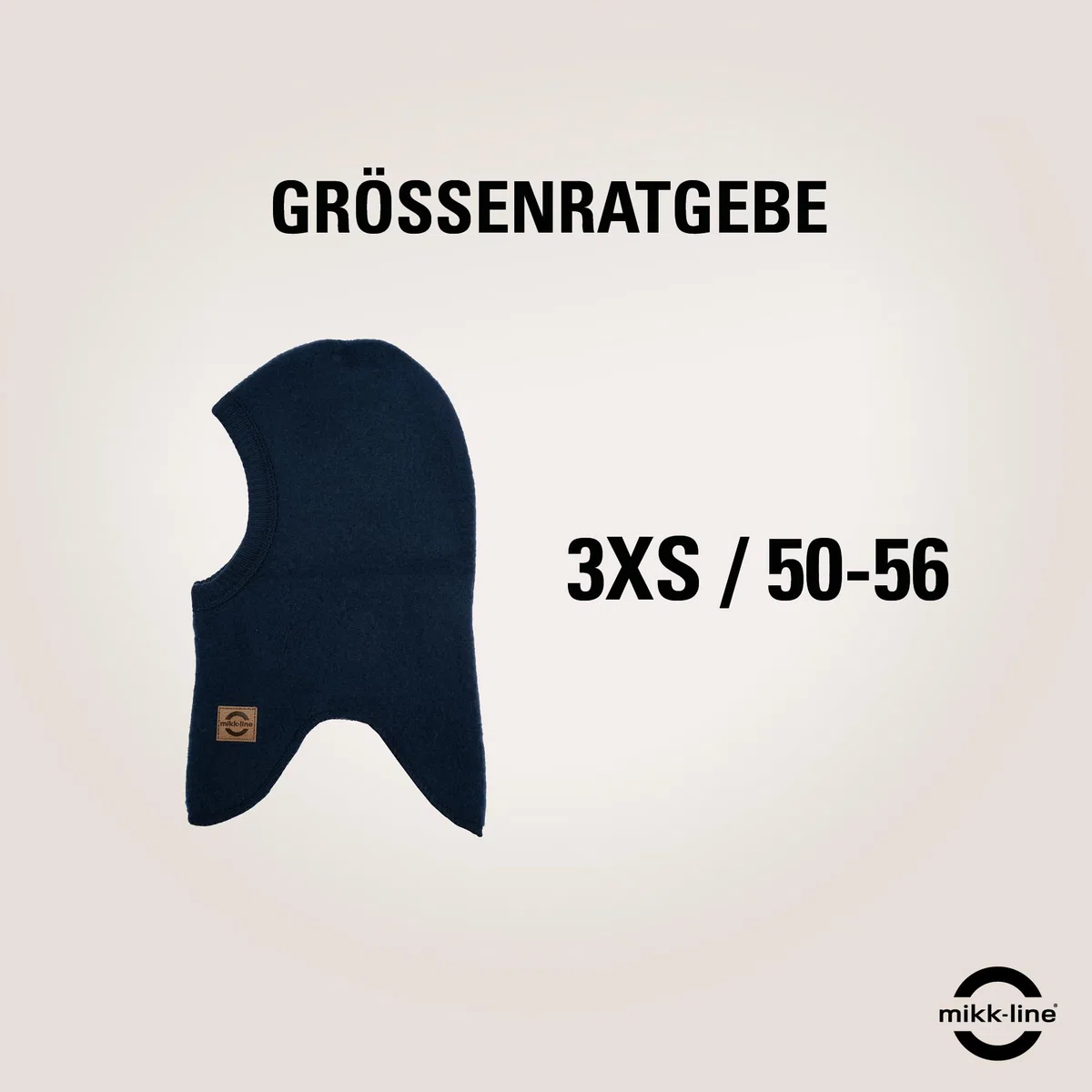 Mikk-line Lana Fullface – Certificato Oeko-Tex Standard 100 – Berretto per bambini da rivestire, design unisex