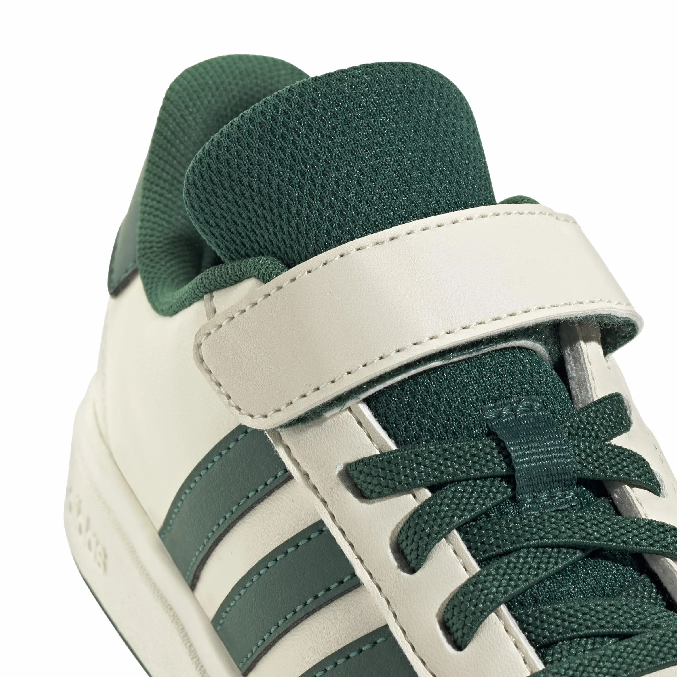 Adidas Unisex - Bambini Grand Court 2.0 Shoes Children, off White/Collegiate Green/Core Black, 30 EU