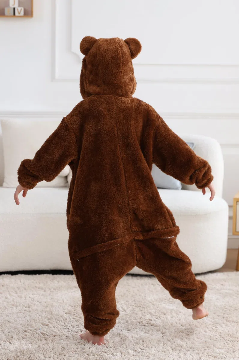 DarkCom Onesie per Bambini e Adulti,Pigiama Genitore-Bambino Carnevale Cosplay Halloween Costume Animale Pigiama di Natale