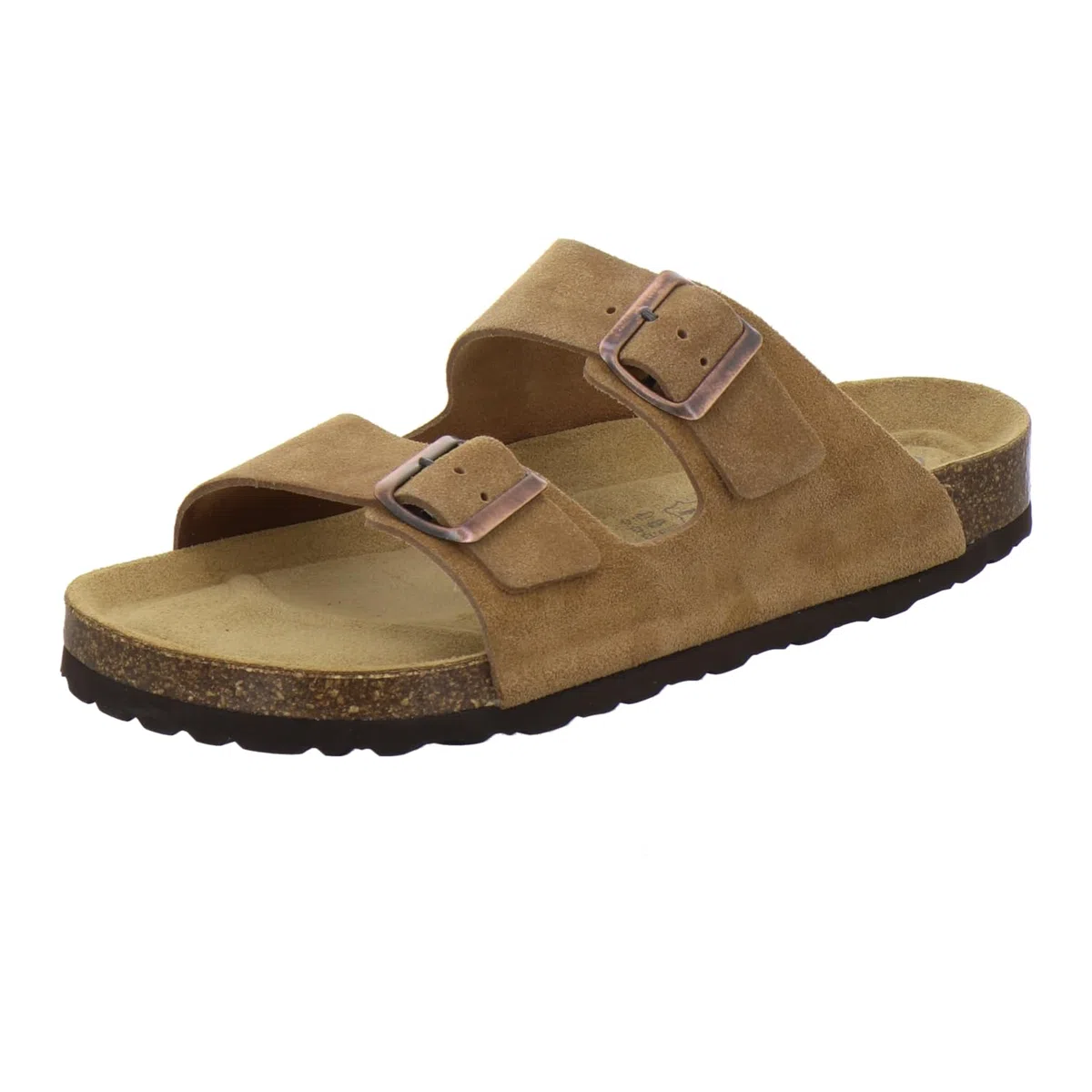 AFS-Schuhe, 3100 - Comodi sandali da uomo, in pelle, da casa e da lavoro, prodotti in Germania
