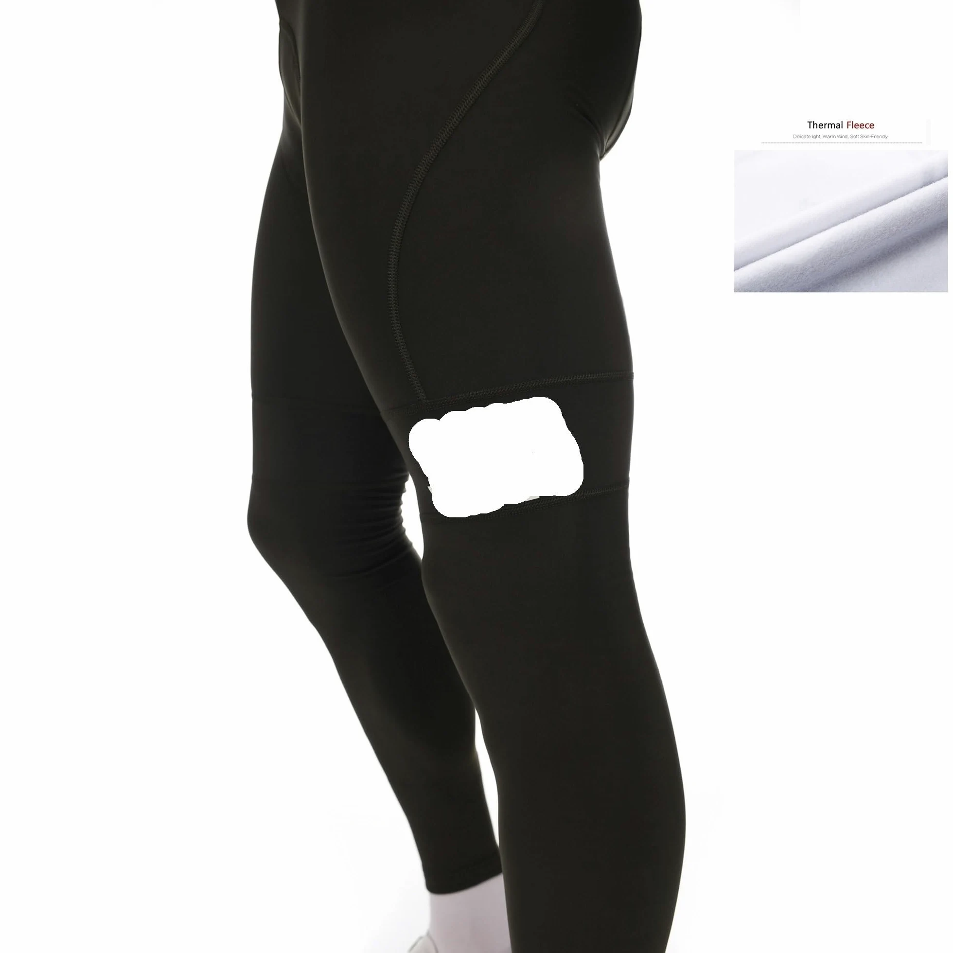 Salopette da Ciclismo Pantaloni con Bretelle da Ciclismo Invernali in Pile Termico Uomo Lunghi Bicicletta for Esterni Pantalon per Ciclismo