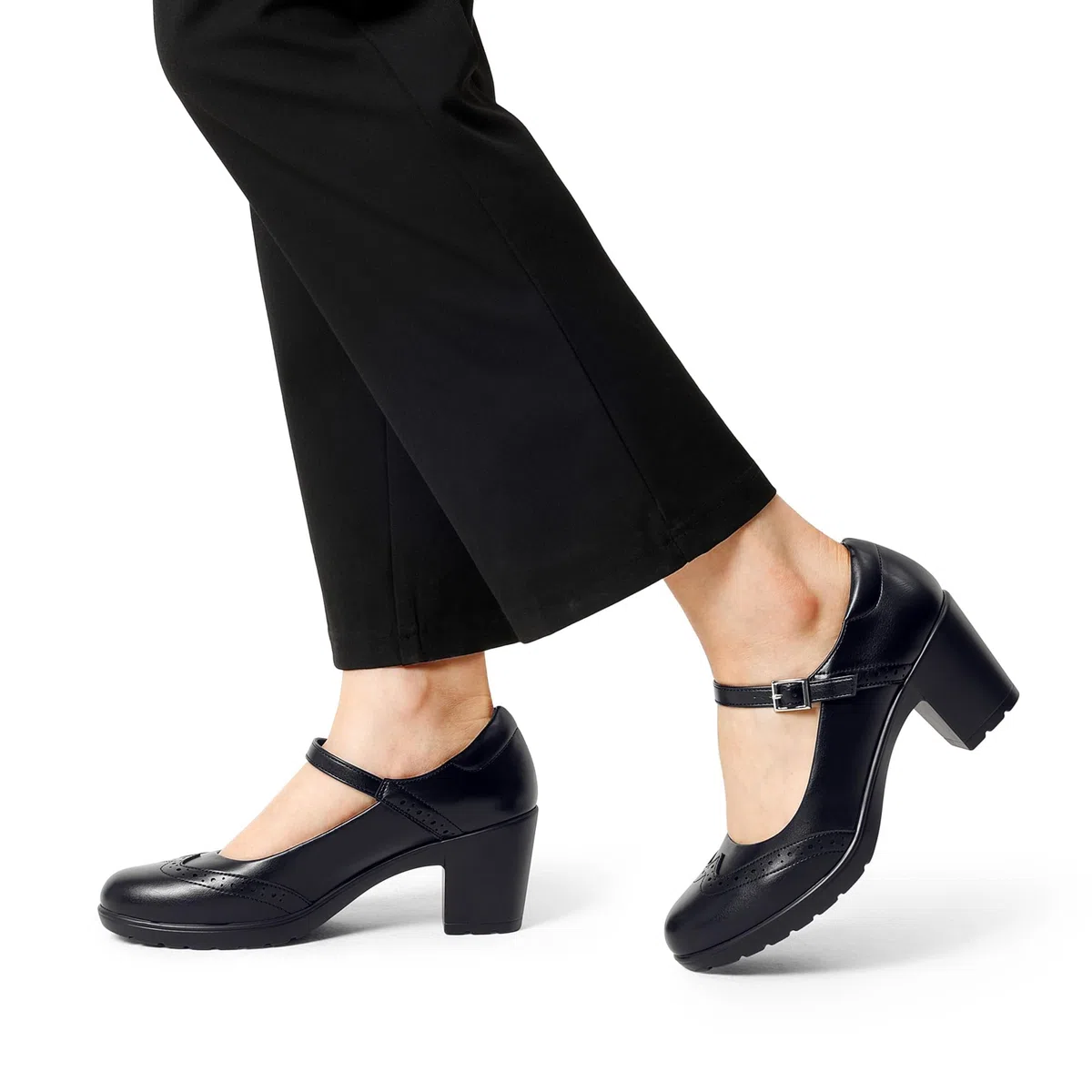 DREAM PAIRS Scarpe Oxfords Mary Jane Donna - Eleganti Comode Scarpe con Tacco, per Feste Scuola Uso Quotidiano