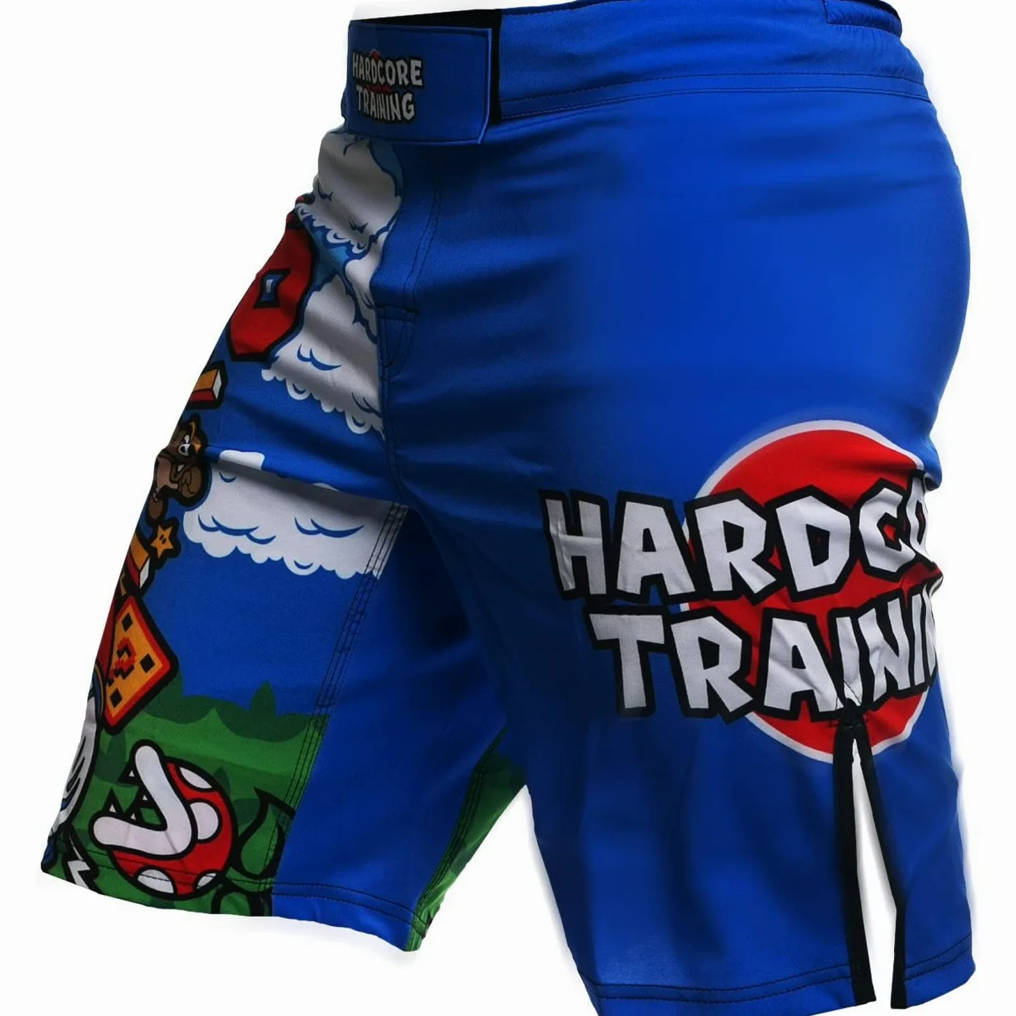 Hardcore Training Pantaloncini da Combattimento Uomo MMA Shorts per Arti Marziali, BJJ Boxe Muay Thai Grappling