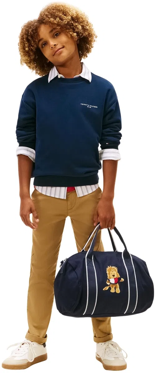 Tommy Hilfiger Mini Corp C-Neck Sweatshirt Ks0ks00665 Felpa Pullover Unisex - Adulto (Pacco da 1)