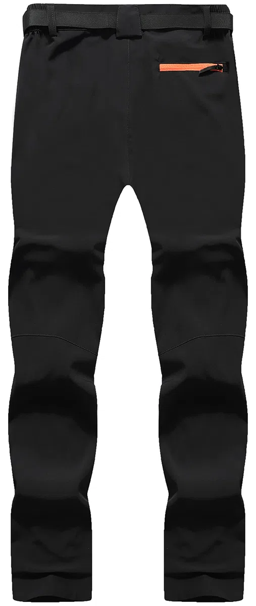 Pantaloni Trekking Uomo Softshell Pantaloni Impermeabili Montagna Escursionismo Estivi Leggero Traspirante Asciugatura Rapida All'aperto