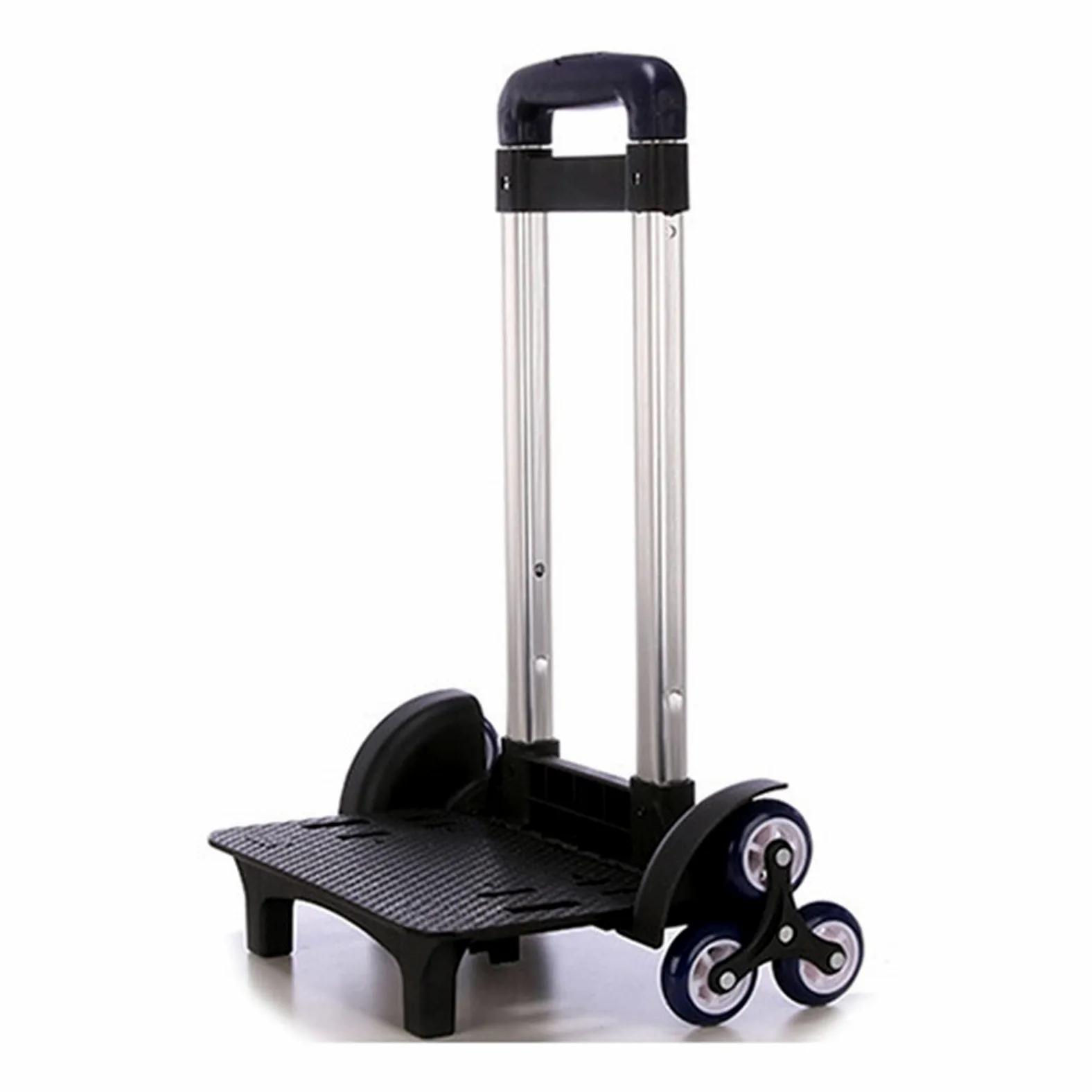 Carrello pieghevole a 6 ruote Zaino Trolley in lega di alluminio Bagagli per studenti a mano da viaggio