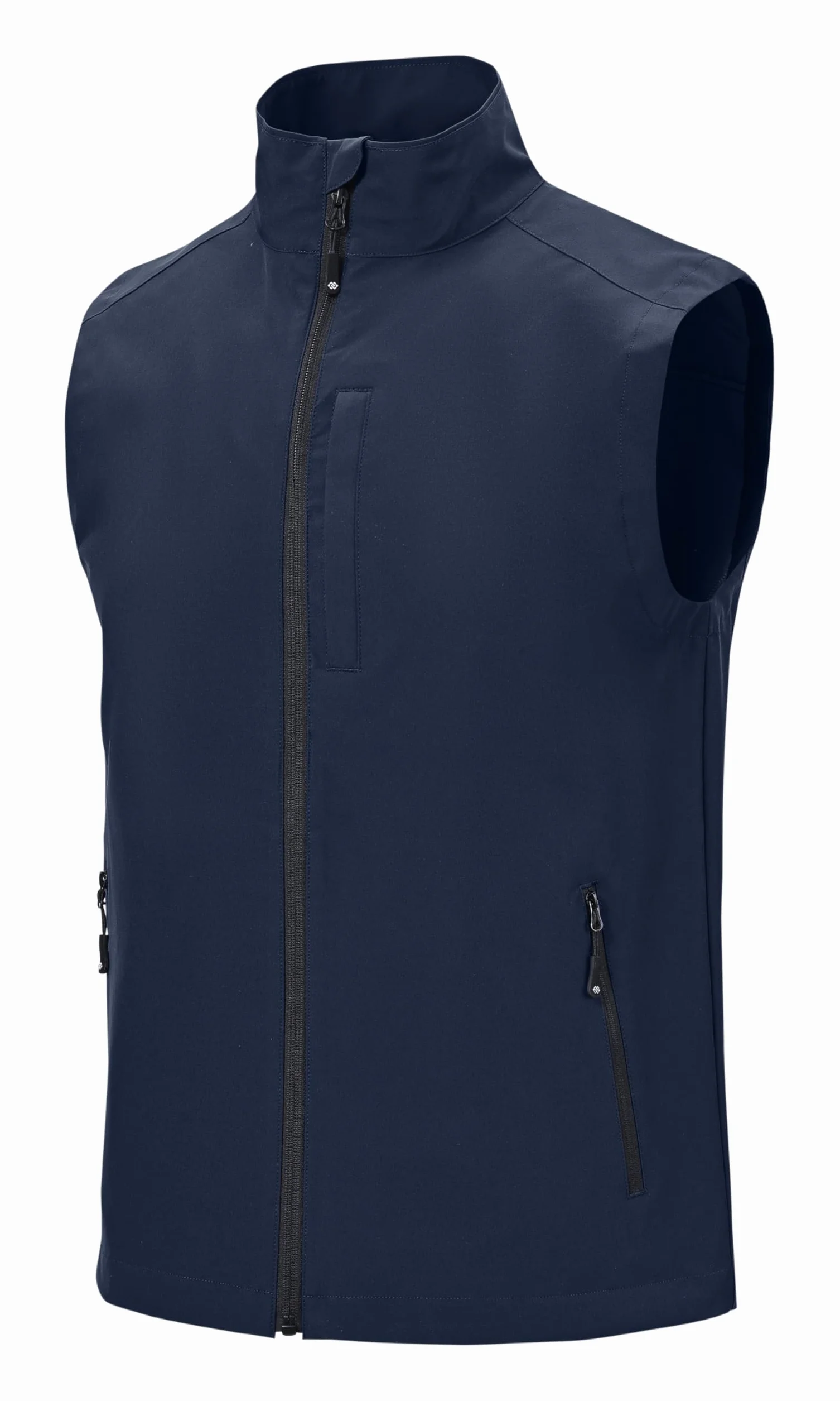 MoFiz Uomo Gilet Softshell Ultraleggero Antivento da Trekking Ciclismo Attività all'aperto Tasche con Cerniera