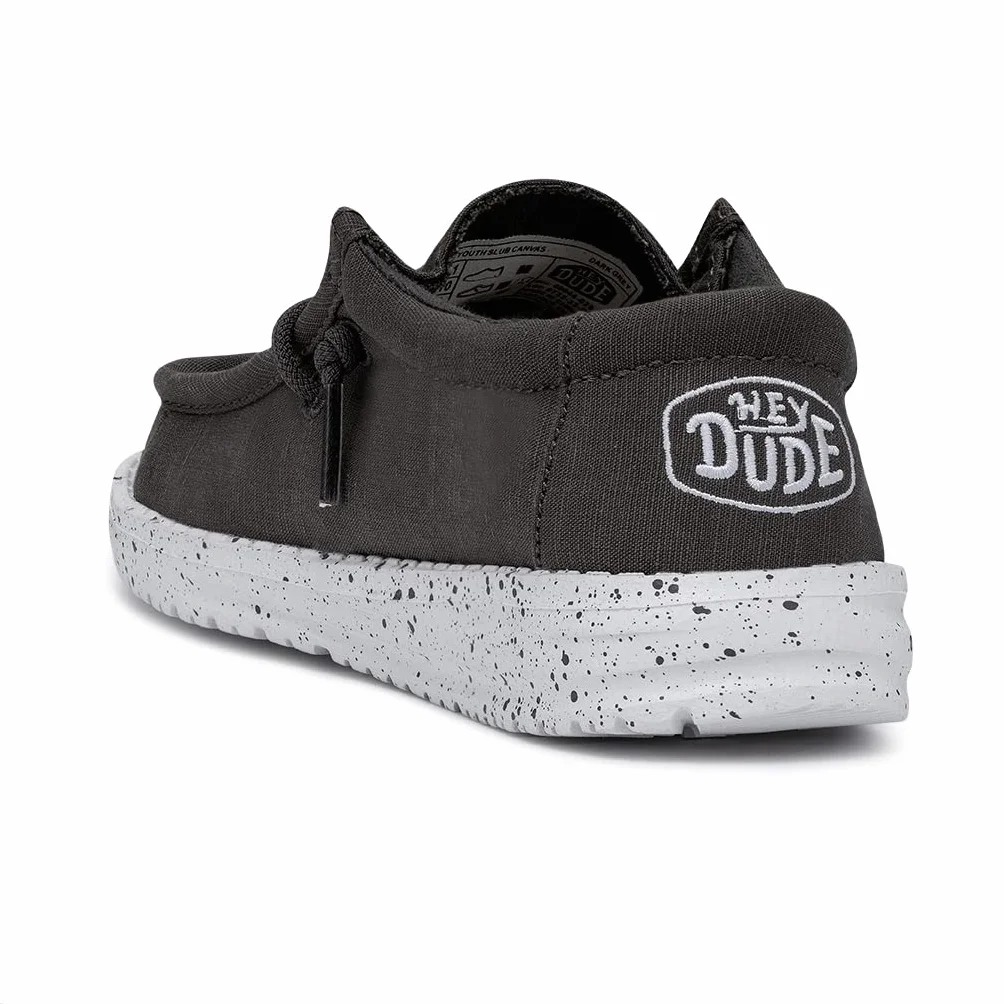 HEYDUDE Wally Youth Slub Canvas MoccasinBambini e Ragazzi