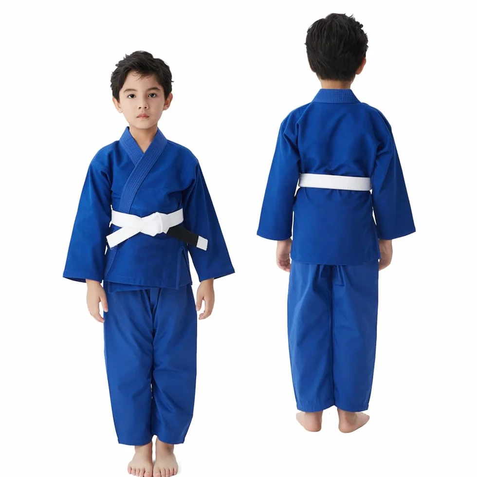 Jiu Jitsu Gi - Uniforme brasiliana per bambini IBJJF, pantaloni resistenti e cintura per giacca non inclusi