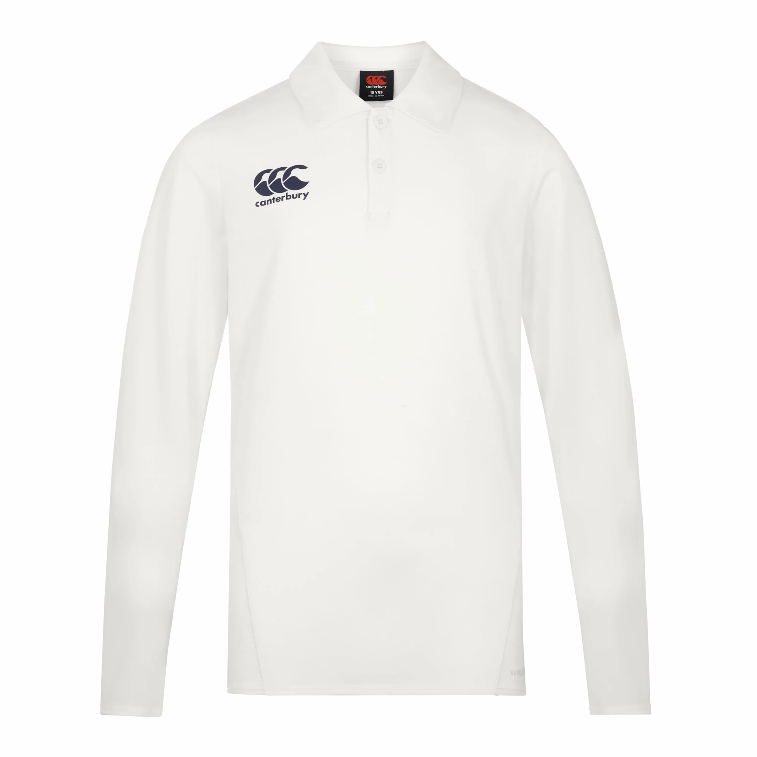 Canterbury Junior Unisex Polo a Maniche Lunghe da Cricket