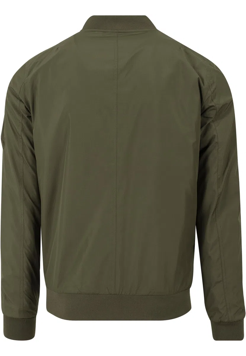 URBAN CLASSICS Giacca Bomber Uomo, Invernale, Stile Old School, Giubbotto Corto, Vestibilità Ottimale, Giacchetta a Vento Imbottito Aderente, Baseball