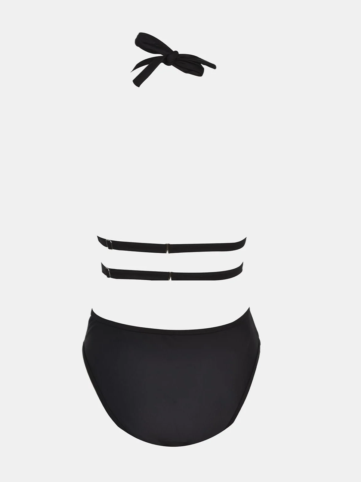 CUPSHE Costume da bagno intero da donna con scollo a V profondo e allacciatura posteriore in rete