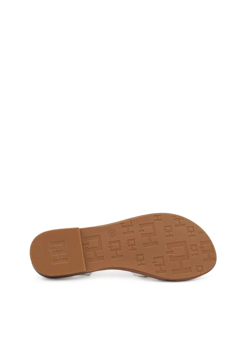 QUEEN HELENA Infradito Bassi con Lacci Sandali alla Schiava Donna Y5006