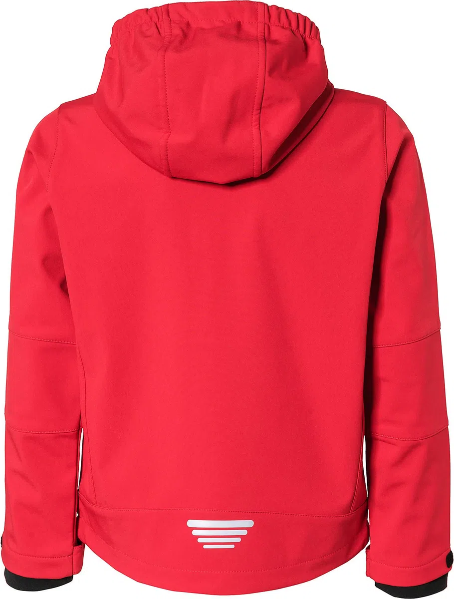 CMP Giacca Da Bambino Con Cappuccio Fisso Unisex - Bambini e ragazzi, Ferrari-Nero, 164