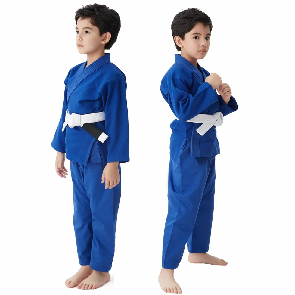 Jiu Jitsu Gi - Uniforme brasiliana per bambini IBJJF, pantaloni resistenti e cintura per giacca non inclusi