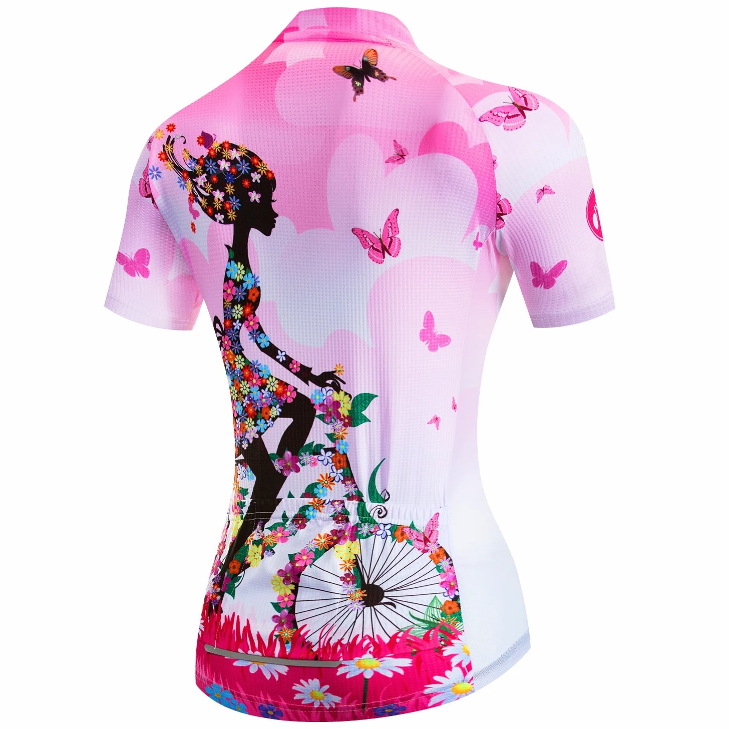 Maglia da ciclismo da donna, a maniche corte, per ciclismo