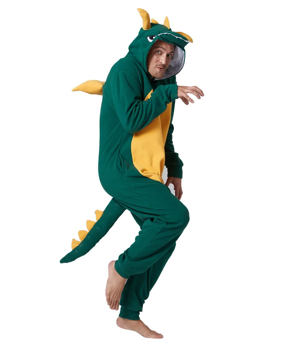 Laahoem Animale Drago Pigiama Unisex Adulto con Cappuccio Uomini Donne Jumpsuit Costume Cosplay Abbigliamento da Notte