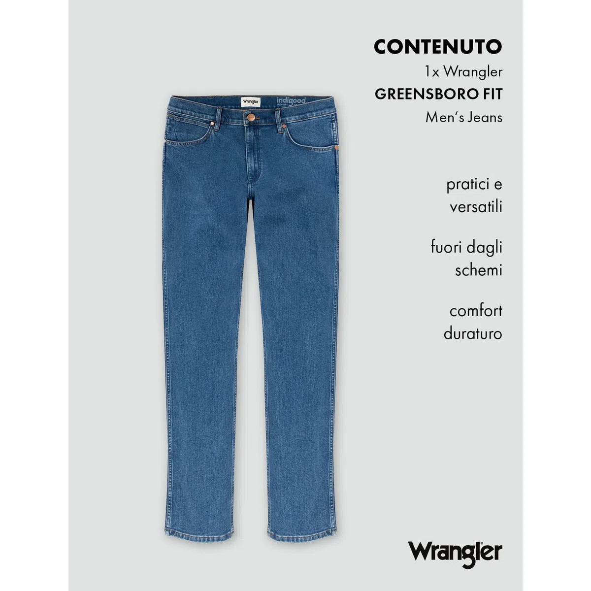 Wrangler - W15q, Jeans Uomo