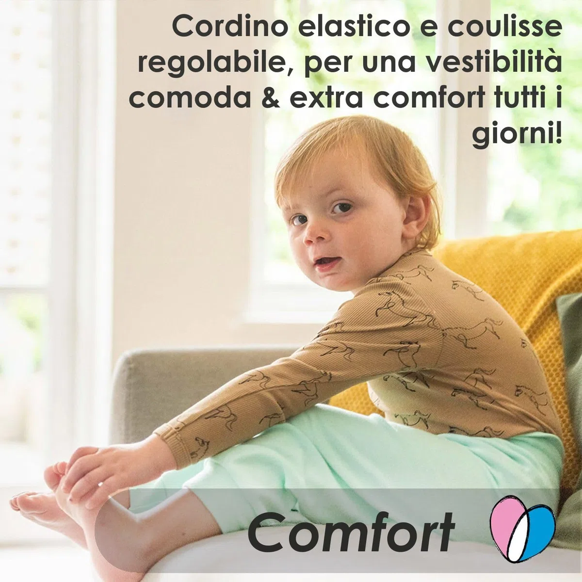 Lovjoy Pantaloni da Jogging Bambina/Pantaloni Casual / 100% Cotone, Morbidi e Confortevoli