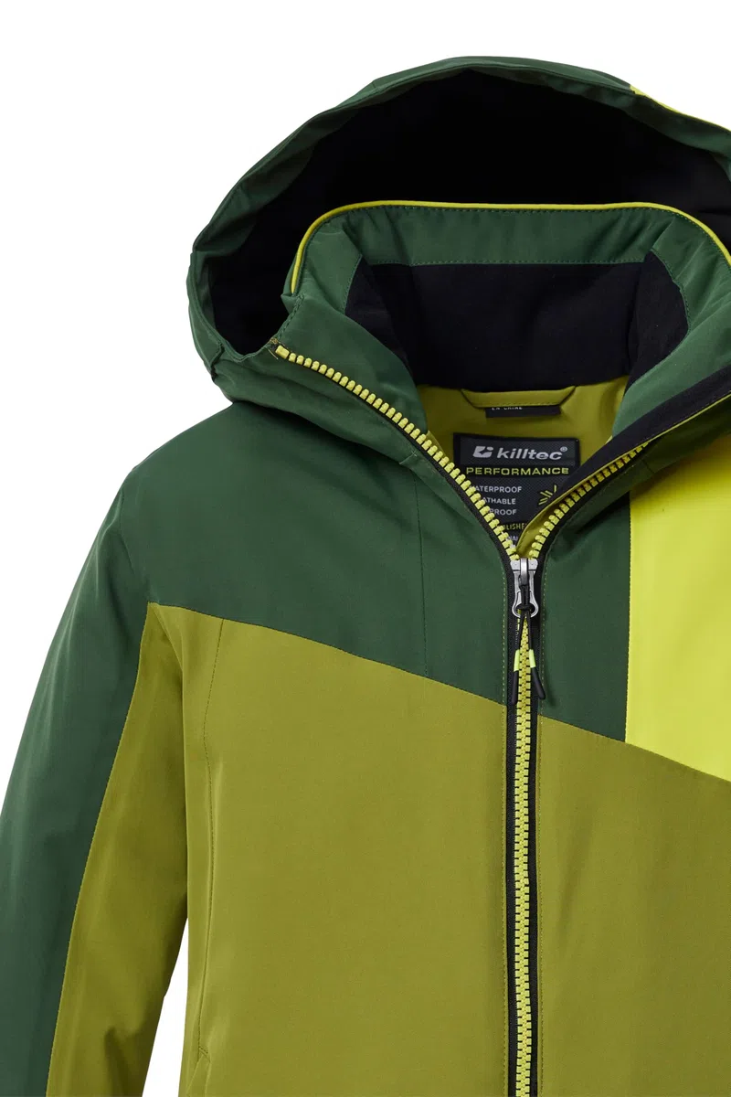 Killtec Ksw 192 Bys Ski Jckt Giacca da sci/giacca funzionale con cappuccio e paraneve Bambini e ragazzi