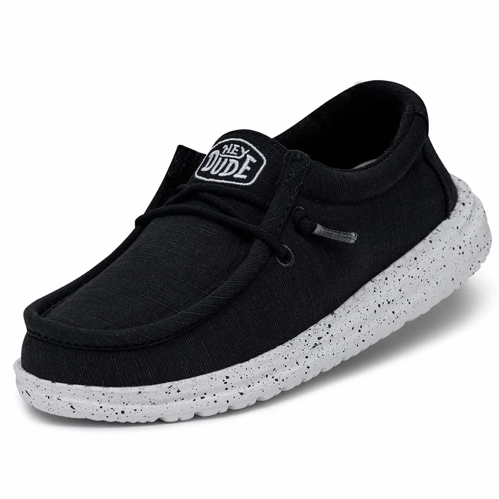 Hey Dude Wally Youth Slub Canvas, Moccasin Bambini e Ragazzi