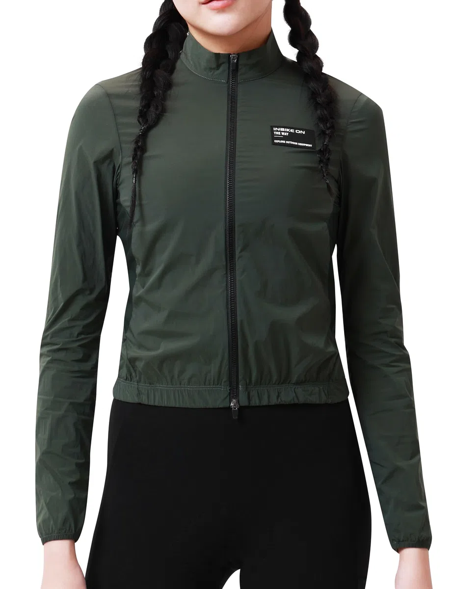 INBIKE Giacca Antivento Ciclismo Donna Giacca Sportivo Traspirante Leggero Anti-UV 50+ Giacca Corsa da Donna per Bici Running Corsa Trekking e Vita Quotidiana