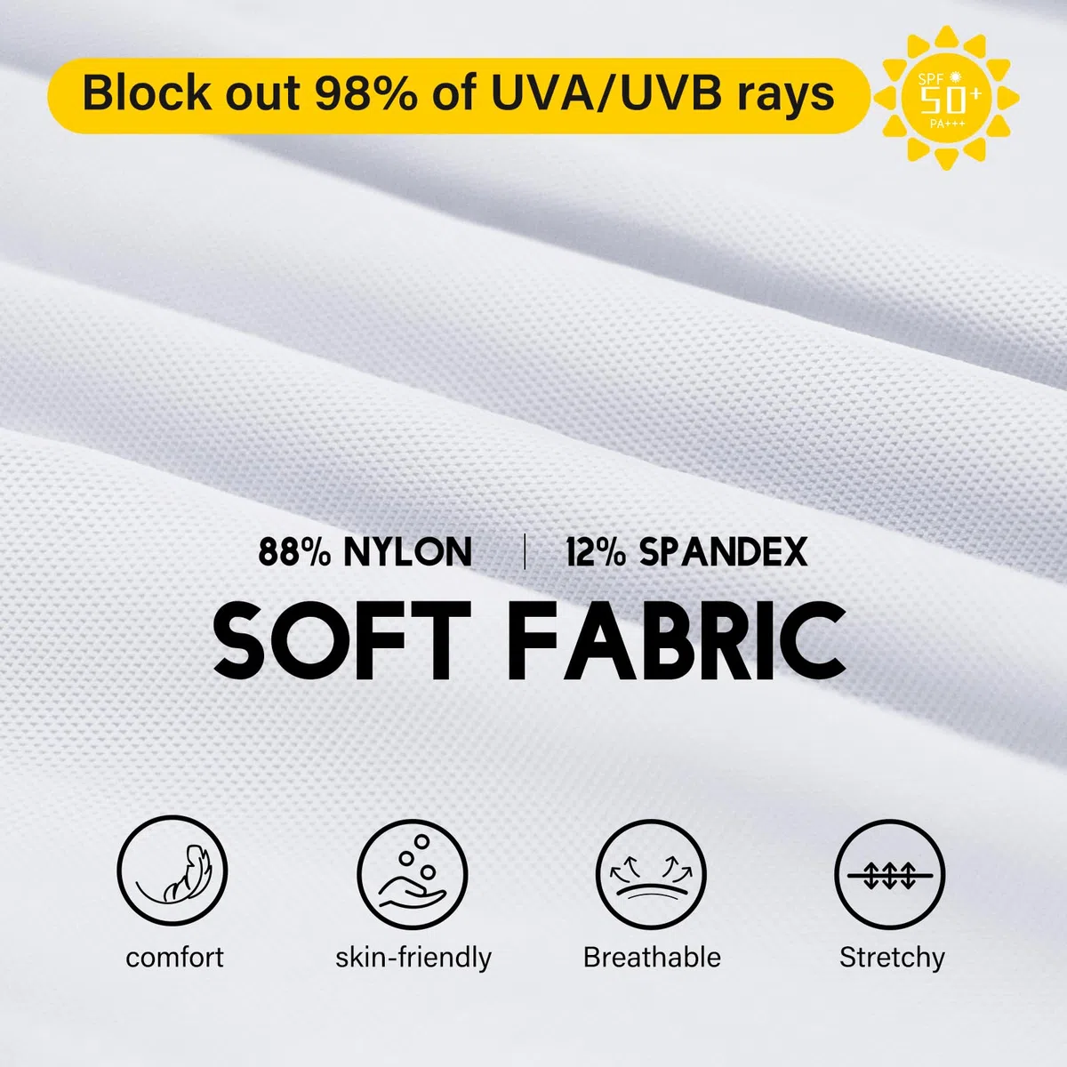 M MOTEEPI Sun Shirts - Polo da donna con protezione UV, con 3 bottoni, leggera