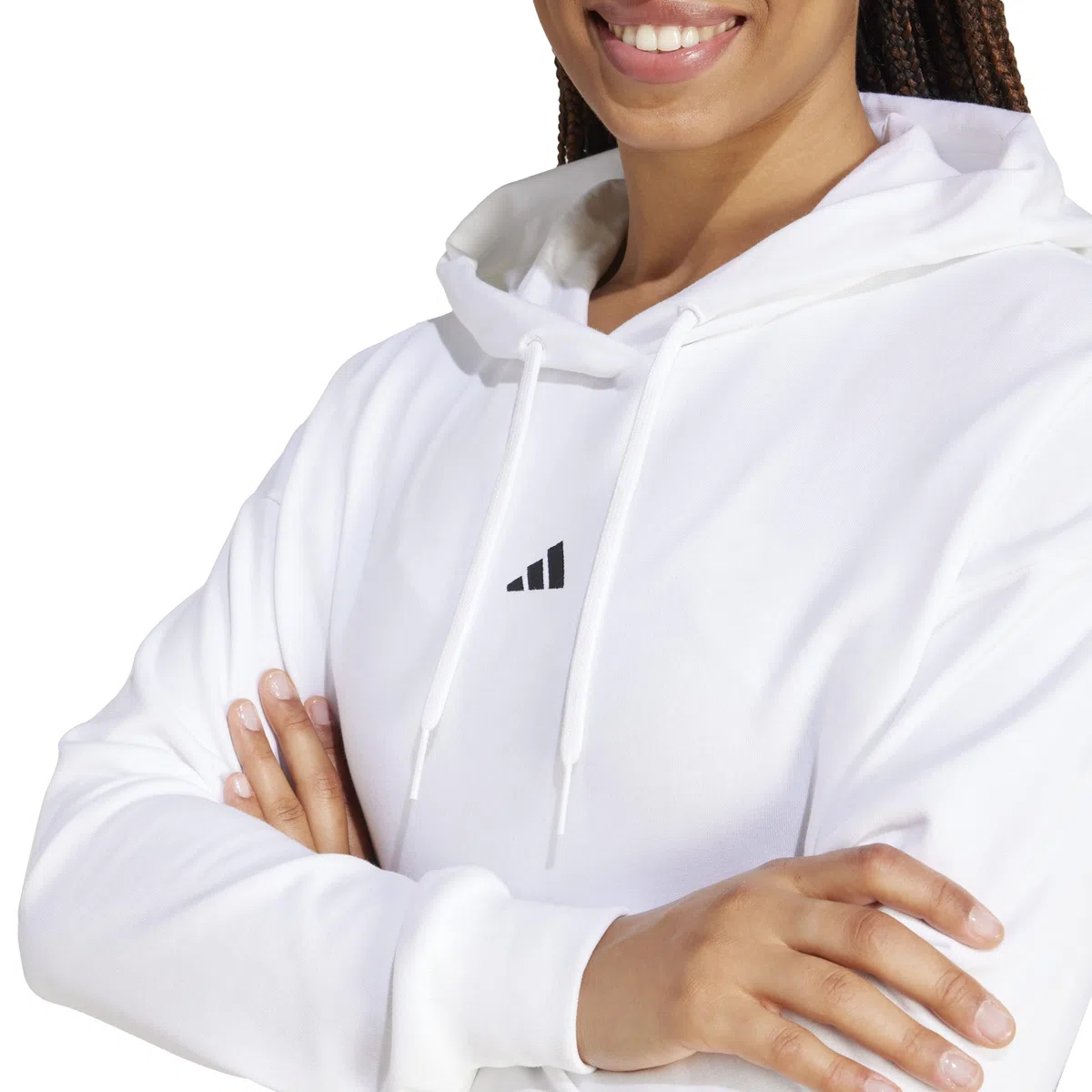 Adidas Donna Essentials Small Logo French Terry Hoodie