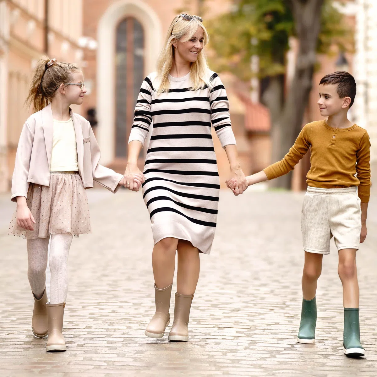 GoStyle Stivali di gomma - stivali di gomma per bambini molto eleganti e alla moda, con nastro riflettente 3M, soletta antibatterica e suola antiscivolo